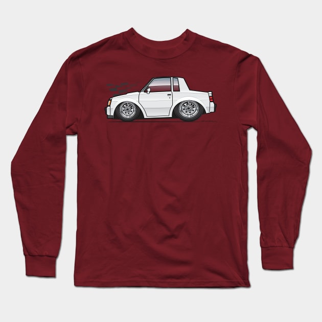 white cartoon Long Sleeve T-Shirt by JRCustoms44